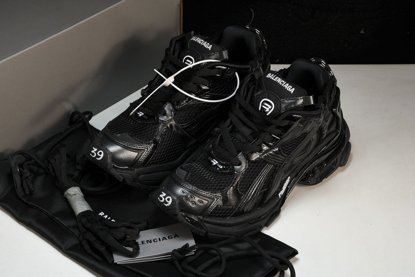 Balenciaga Runner Black: Sleek, Sporty, and Stylish Luxury Men's Sneakers