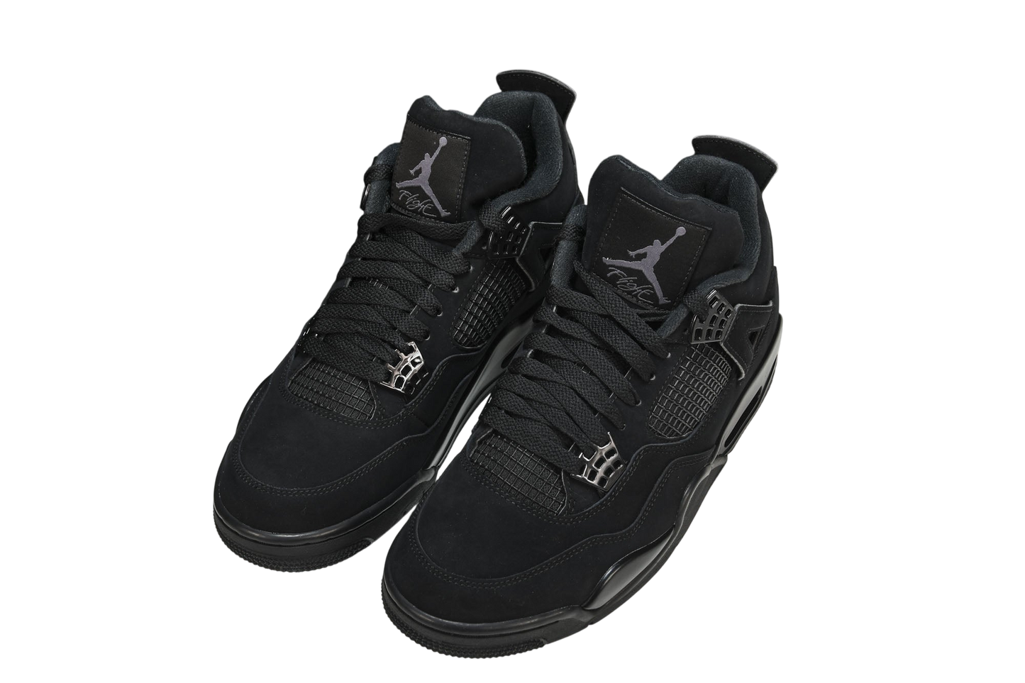 Air Jordan 4 Retro Black Cat 2020 Premium Suede Men's Iconic Sneakers