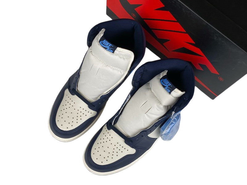 Air Jordan 1 Retro High Obsidian UNC: Premium Leather Basketball Sneakers