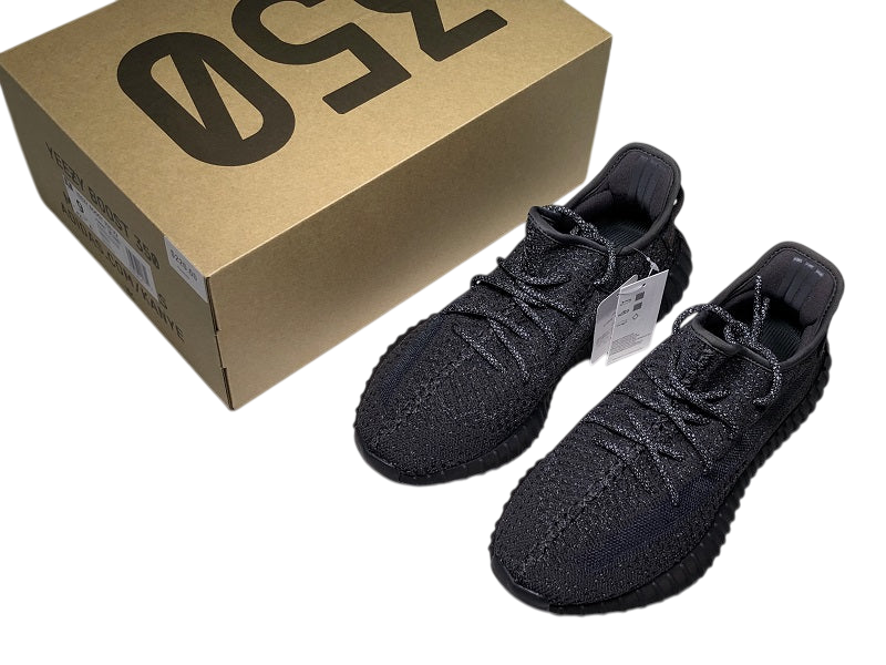 Adidas Yeezy Boost 350 V2 Black Reflective Sneakers – Iconic Comfort