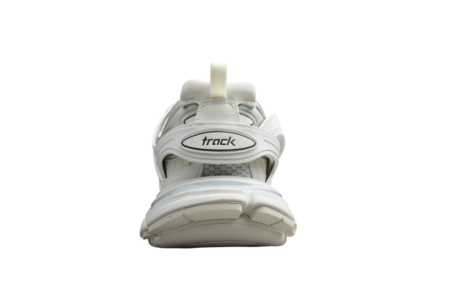Balenciaga Track White Sneakers: Chunky Sole, Breathable Mesh, Durable Luxury