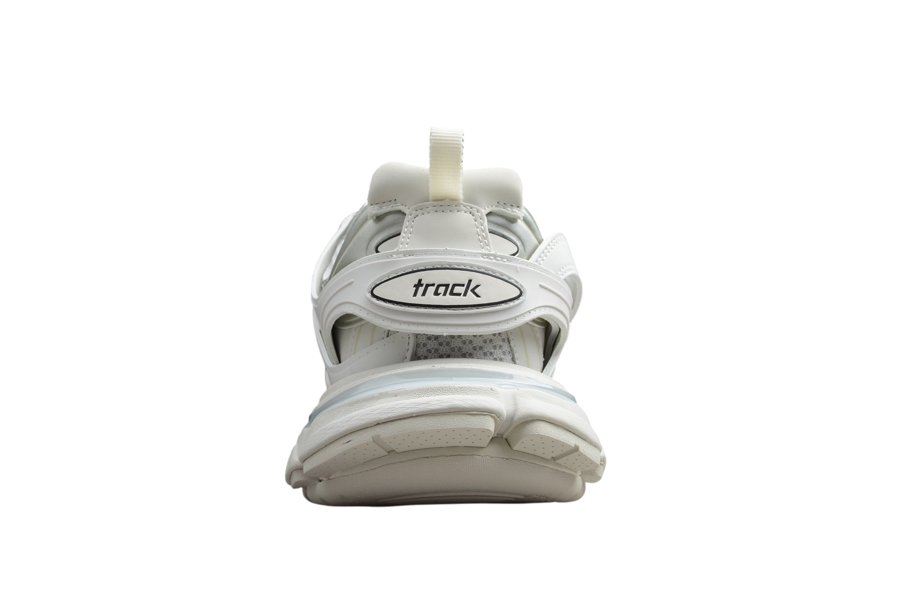 Balenciaga Track White Sneakers: Chunky Sole, Breathable Mesh, Durable Luxury