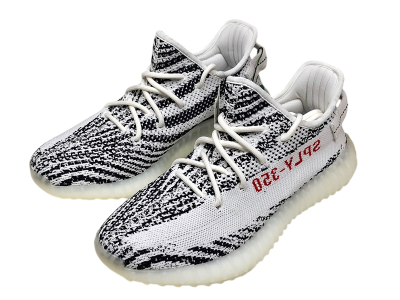 Adidas Yeezy Boost 350 V2 Zebra Iconic Primeknit Sneakers Comfortable Lightweight Footwear