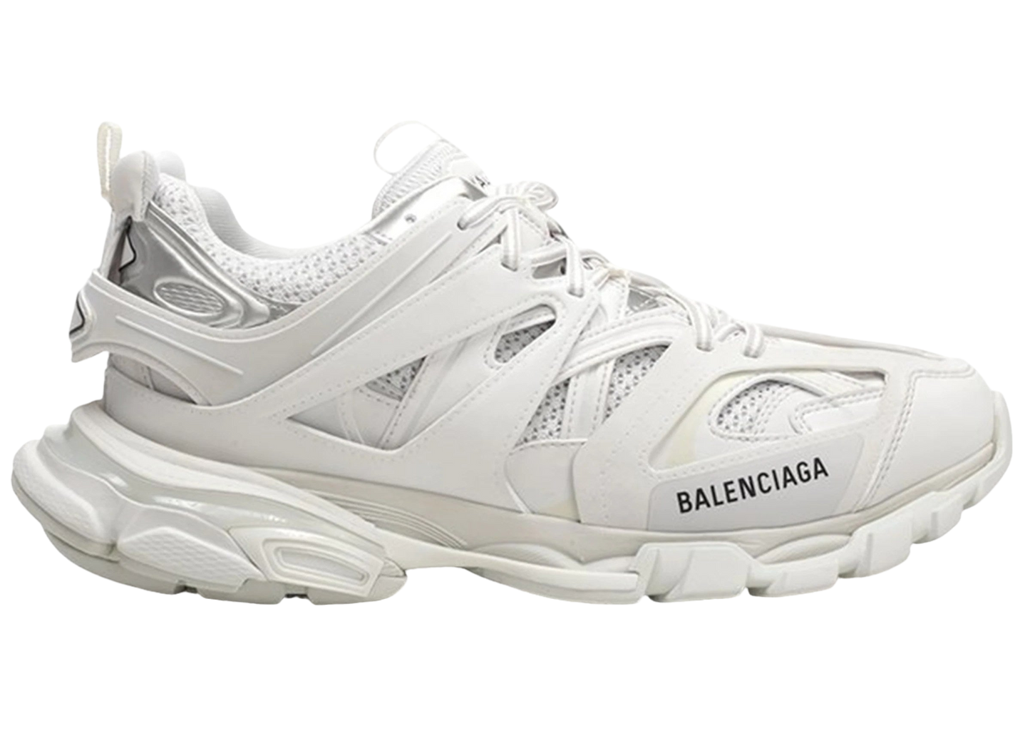 White Sneakers: Chunky Sole, Breathable Mesh, Durable Luxury