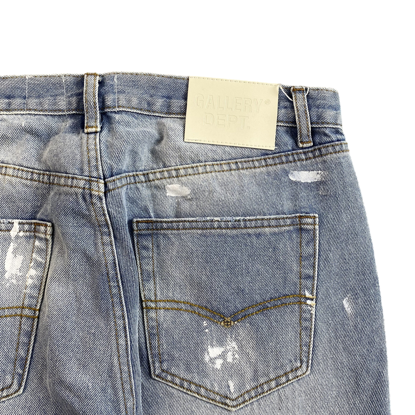 Gallery Dept Indiana Flare Jeans: Vintage Distressed Denim, Iconic Style