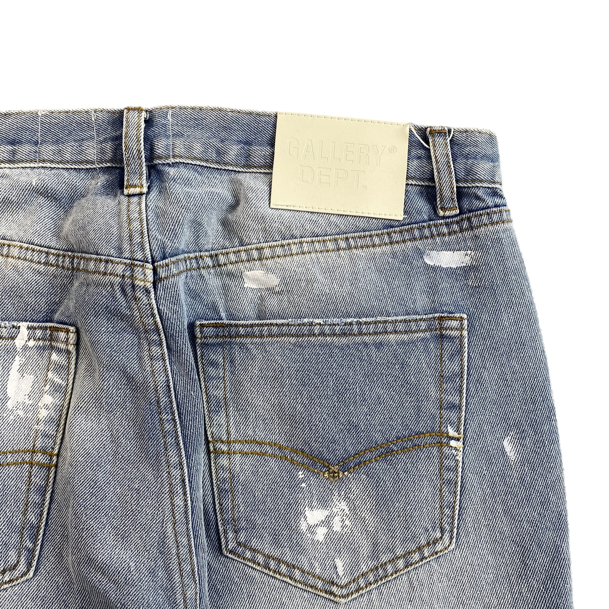 Gallery Dept Indiana Flare Jeans: Vintage Distressed Denim, Iconic Style