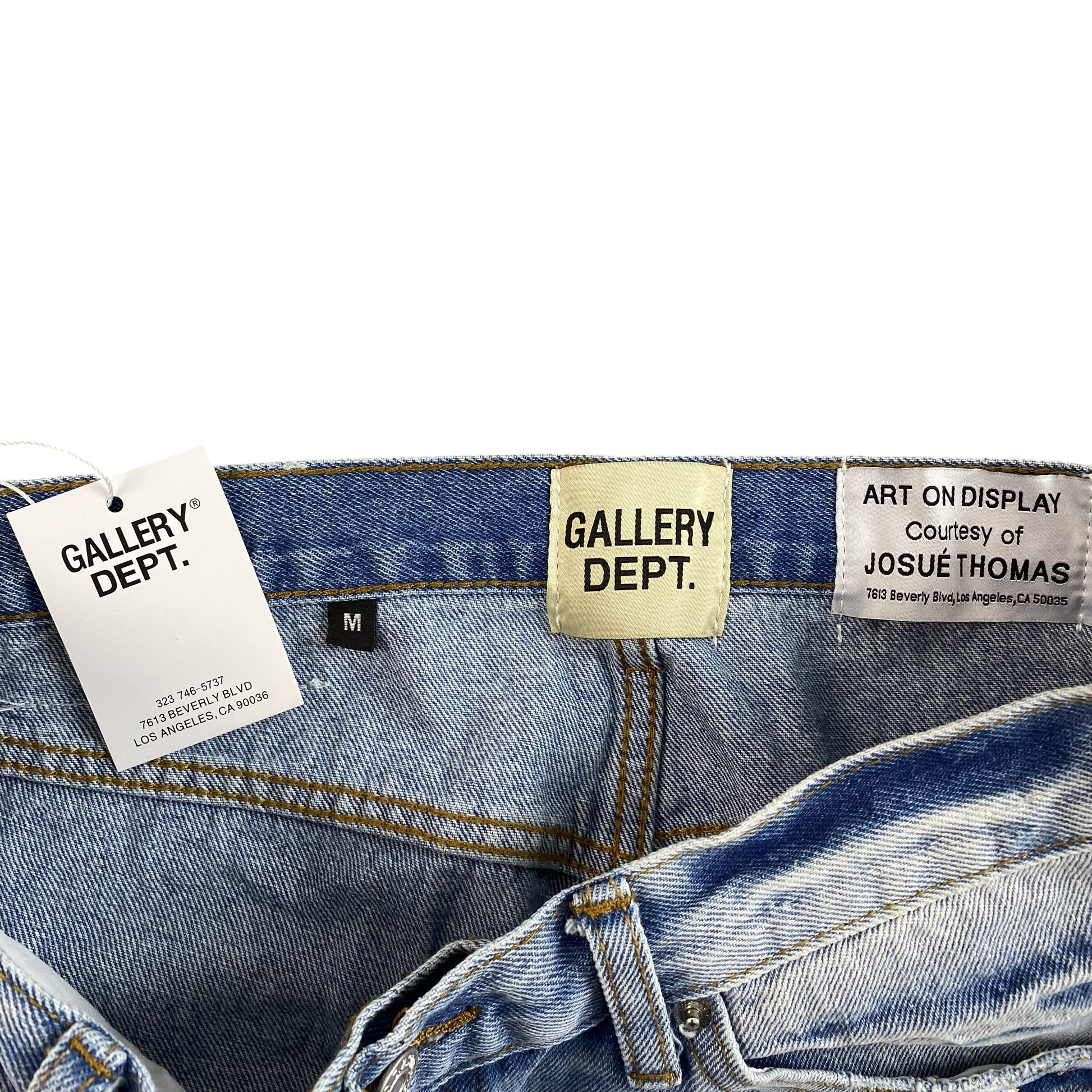 Gallery Dept Indiana Flare Jeans: Vintage Distressed Denim, Iconic Style