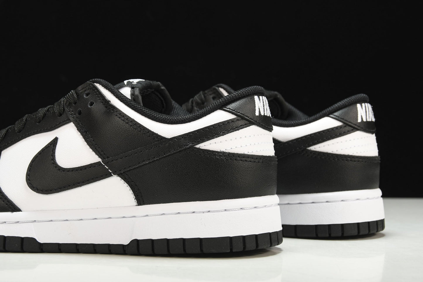 Iconic Nike Dunk Low Panda Sneakers: Classic Black White Retro Style Footwear