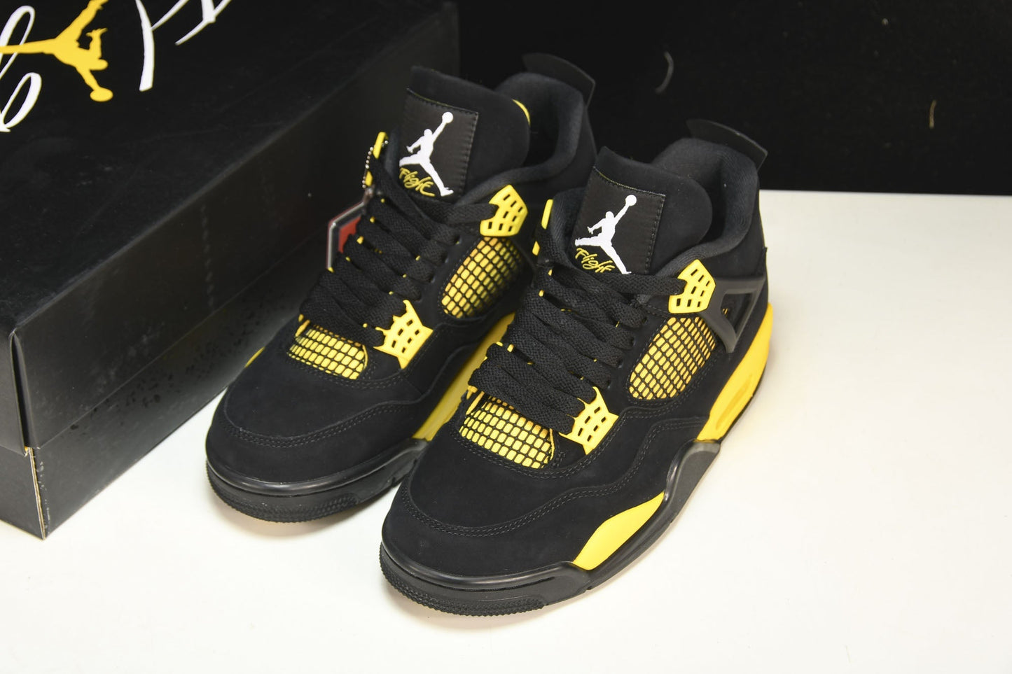 Legendary Air Jordan 4 Retro Thunder 2012 Men's Basketball Sneakers
