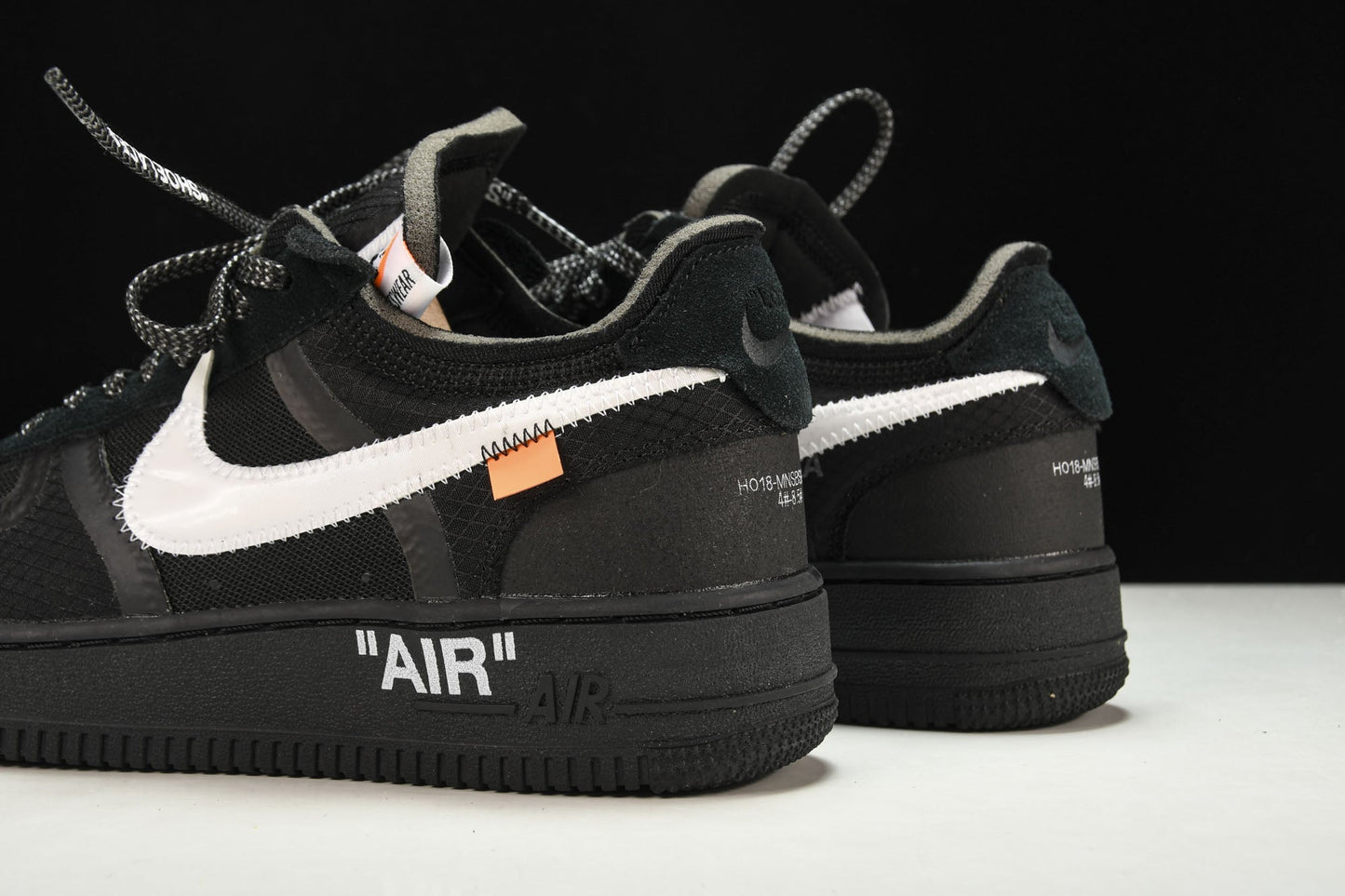Nike Air Force 1 Low Off-White Black White Premium Sneakers