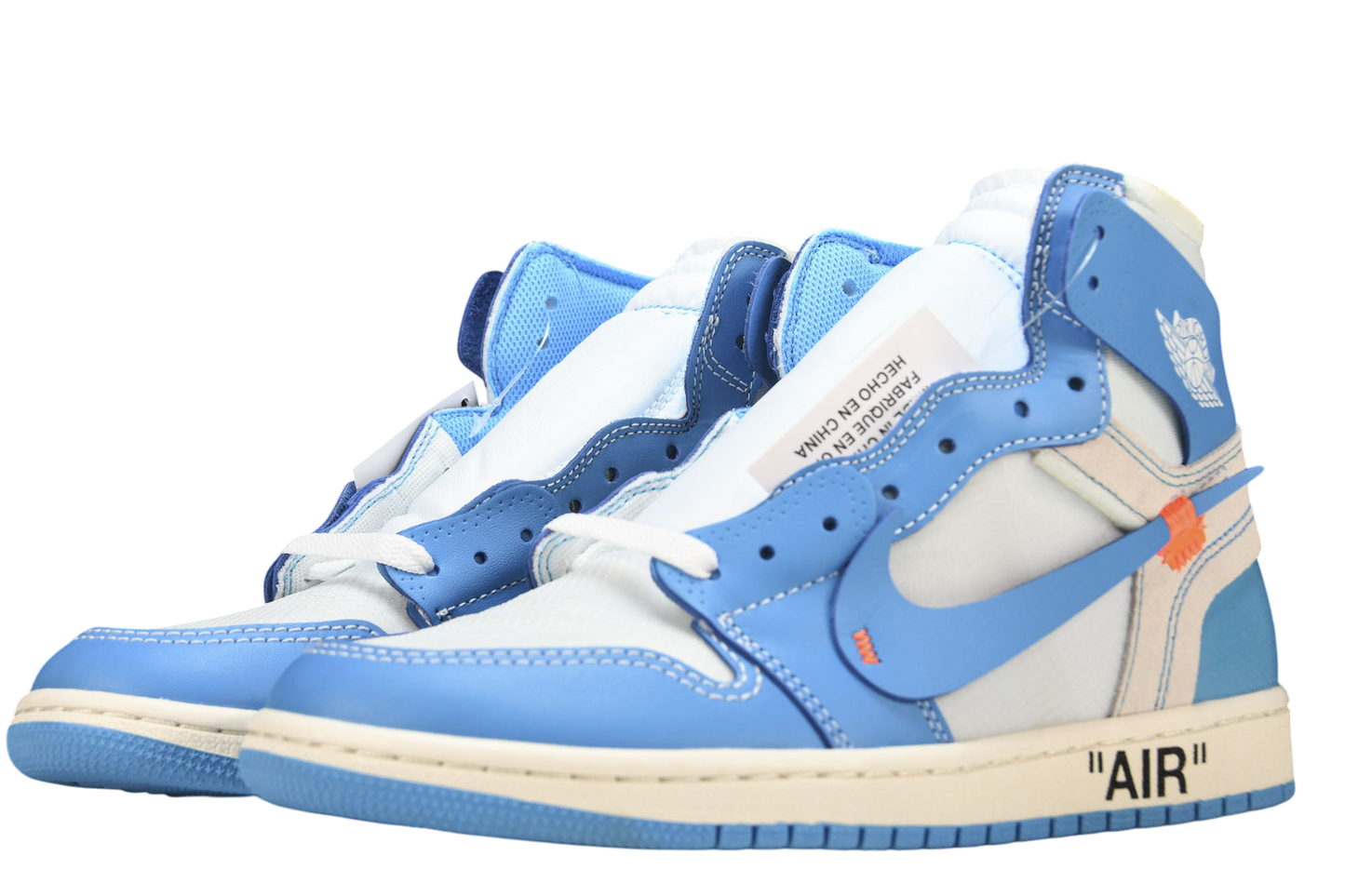 Nike Air Jordan 1 Retro High Off-White UNC Classic Basketball Shoes