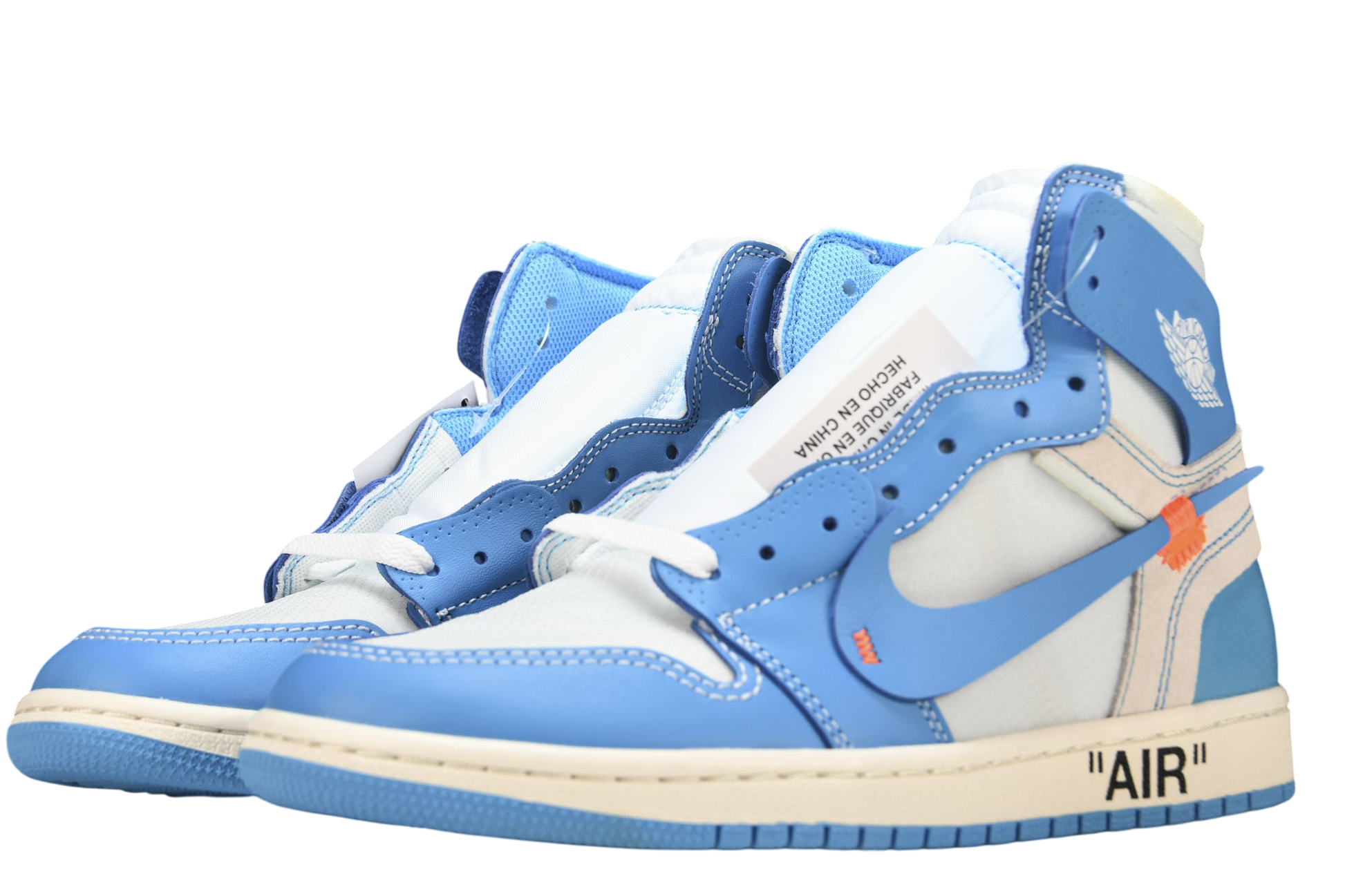 Nike Air Jordan 1 Retro High Off-White UNC Classic Basketball Shoes