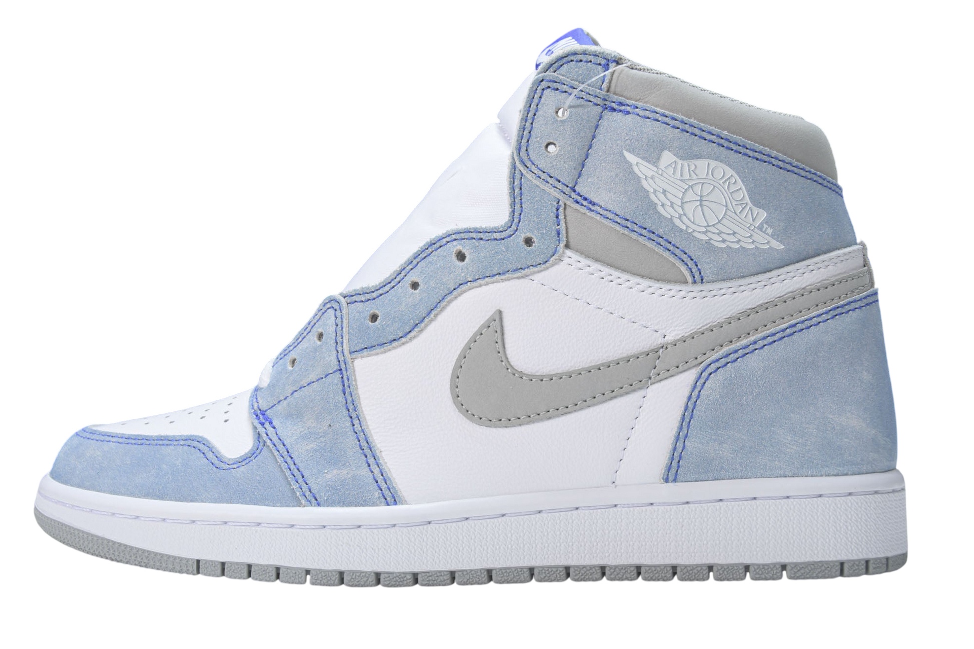 Nike Air Jordan 1 Retro High Hyper Royal Smoke Grey Sneakers