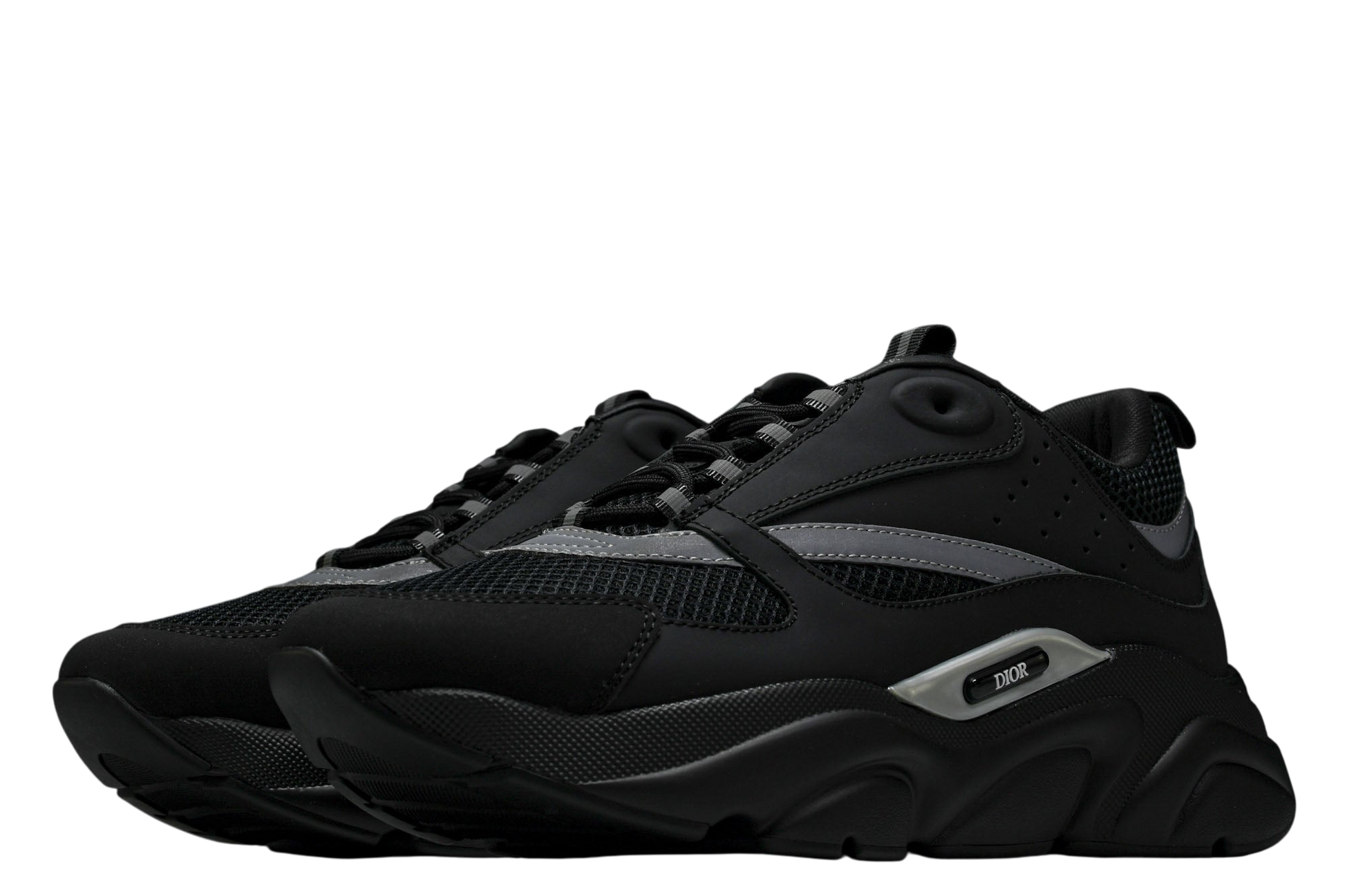 Dior B22 Black Silver Men's Designer Sneakers - Premium Fashion Streetwear Shoes