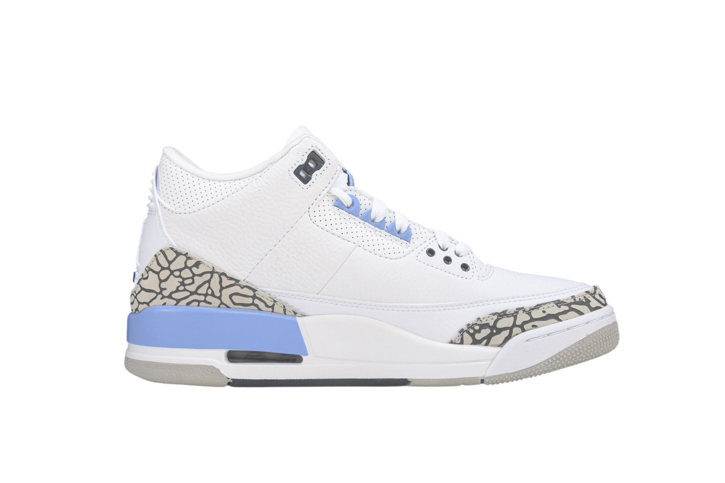 Air Jordan 3 Retro UNC 2020 Men's High-Quality Basketball Streetwear Sneakers