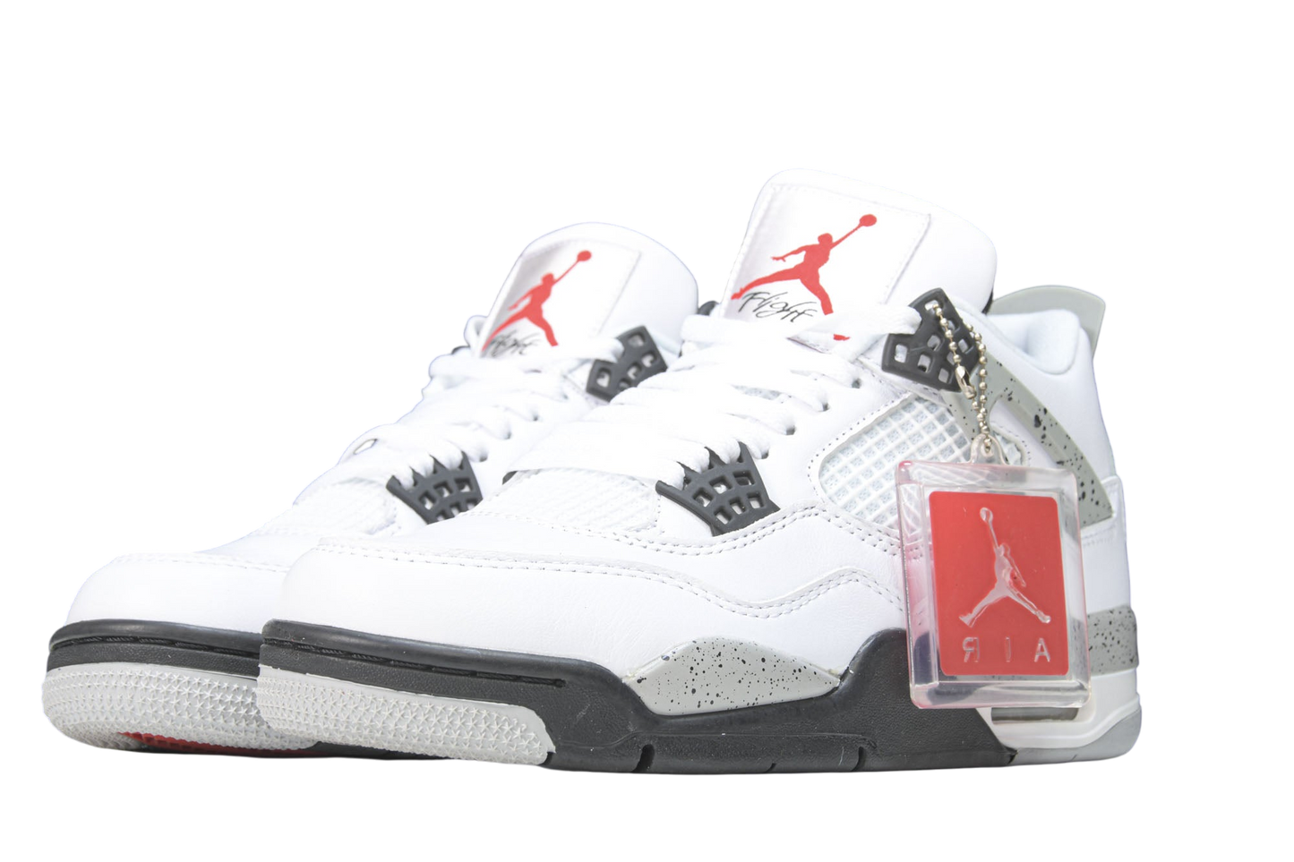 Iconic Air Jordan 4 Retro White Cement Classic Sneaker for Men