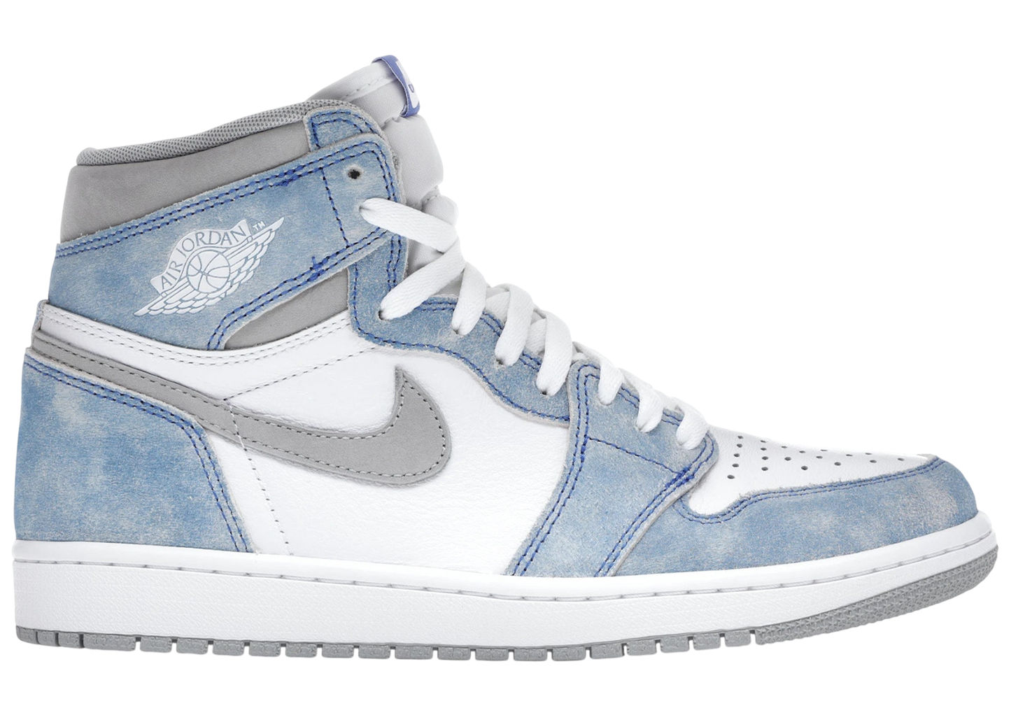 Nike Air Jordan 1 Retro High Hyper Royal Smoke Grey Sneakers