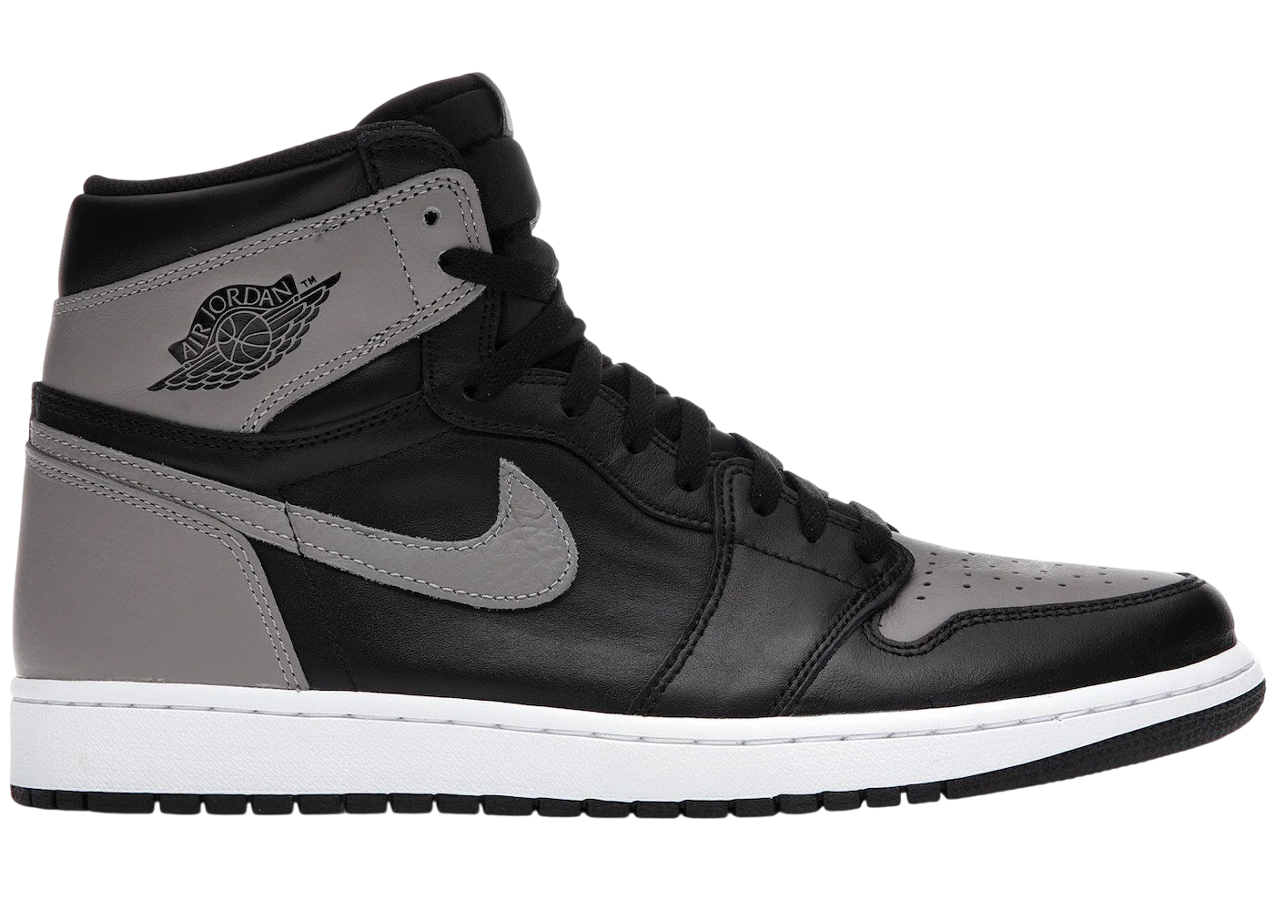 Iconic Air Jordan 1 Retro High Shadow 2018 Sneaker - Classic Grey Black