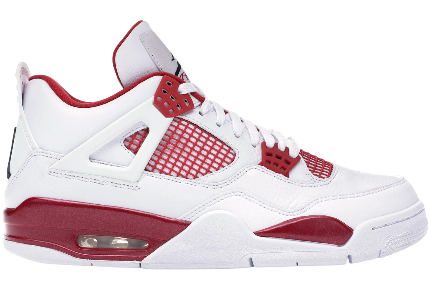 Iconic Air Jordan 4 Retro 'Alternate 89' Sneakers - Classic Red/White Style