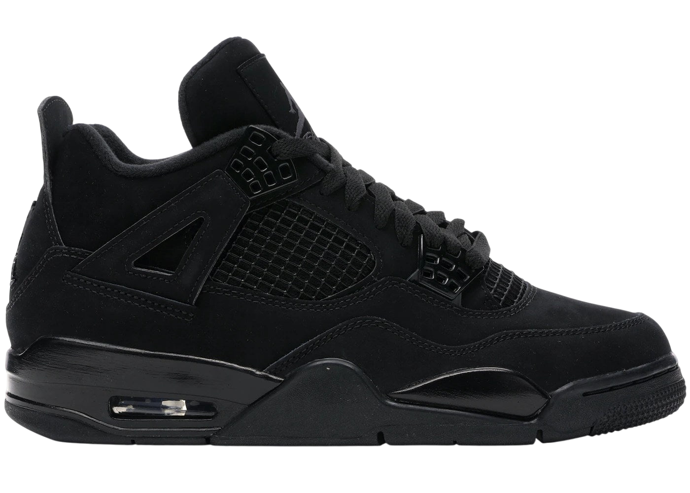 Air Jordan 4 Retro Black Cat 2020 Premium Suede Men's Iconic Sneakers