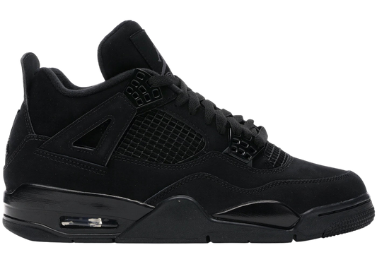 Air Jordan 4 Retro Black Cat 2020 Premium Suede Men's Iconic Sneakers