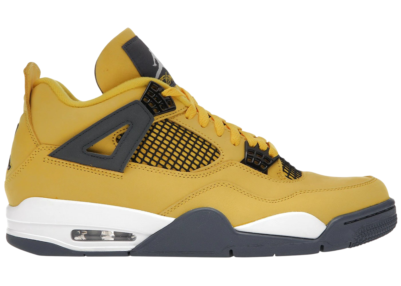 Air Jordan 4 Retro Lightning 2021 Edition: Iconic Yellow Black Sneaker
