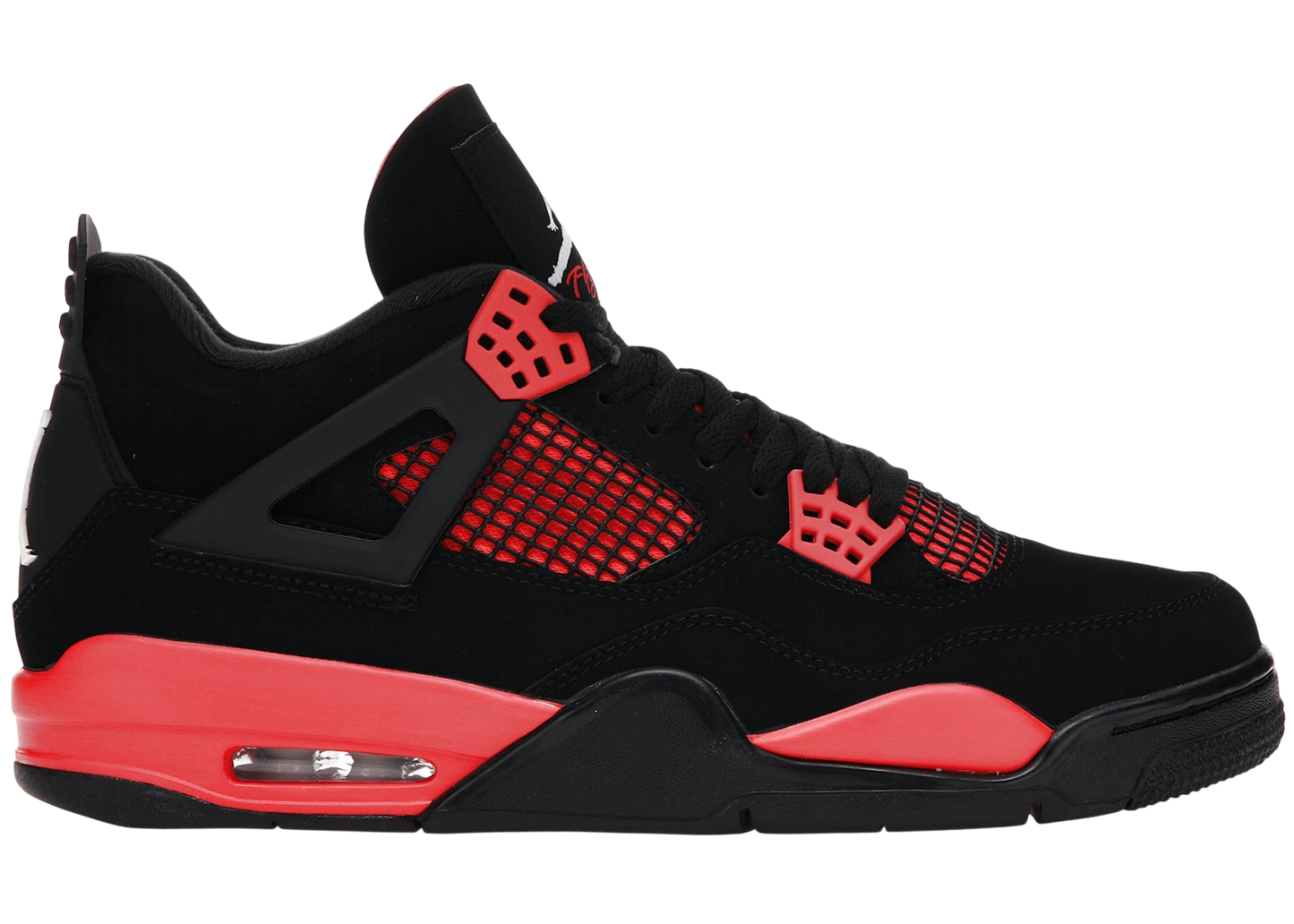 Iconic Air Jordan 4 Retro 'Red Thunder' Performance Basketball & Streetwear Sneakers