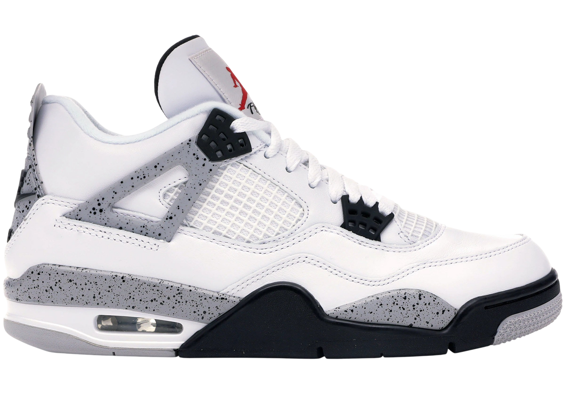 Iconic Air Jordan 4 Retro White Cement Classic Sneaker for Men
