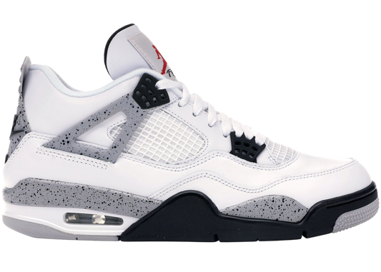 Iconic Air Jordan 4 Retro White Cement Classic Sneaker for Men