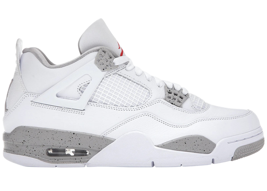 Air Jordan 4 Retro 'White Oreo' 2021 Edition Premium Men's Basketball Sneaker