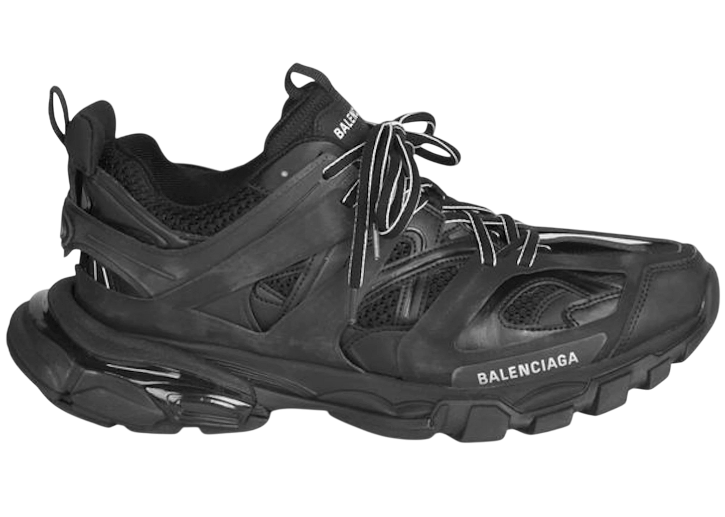 Balenciaga Track Black Luxury Designer Chunky Athletic Sneakers – Iconic Style