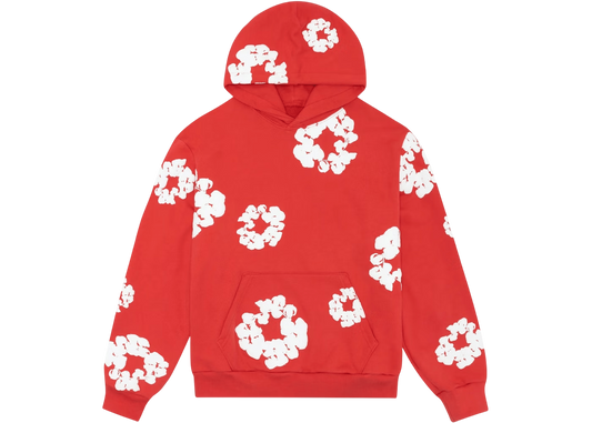 Vibrant Red Denim Tears Cotton Wreath Sweatshirt - Comfortable, Stylish, Unisex, Durable