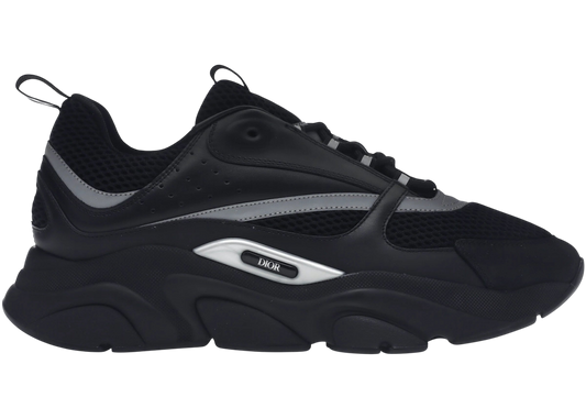 Dior B22 Black Silver Men's Designer Sneakers - Premium Fashion Streetwear Shoes
