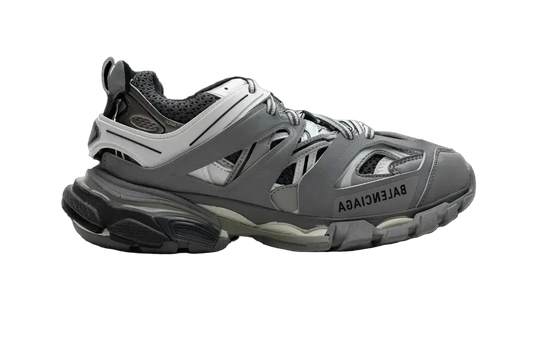 LED Sneakers Grey White Chunky Athletic Shoes