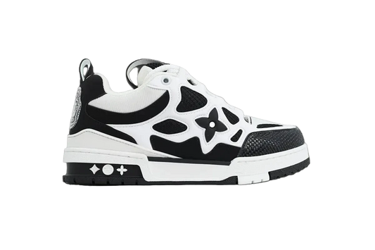Skate Sneakers Black White