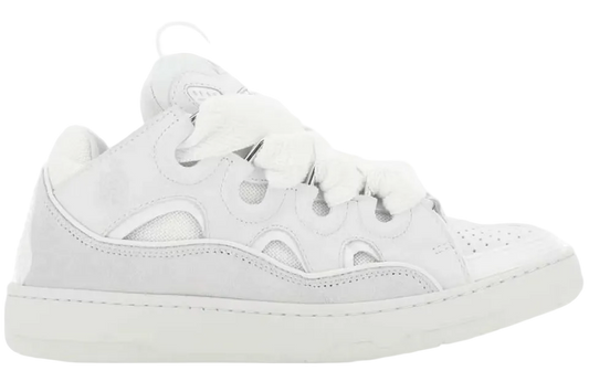 Lanvin Curb White Sneakers: Iconic Chunky Luxury, Premium Leather, Bold Statement Footwear