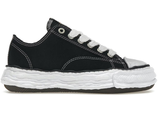 Maison Mihara Yasuhiro Peterson OG Sole Black White Canvas Sneakers