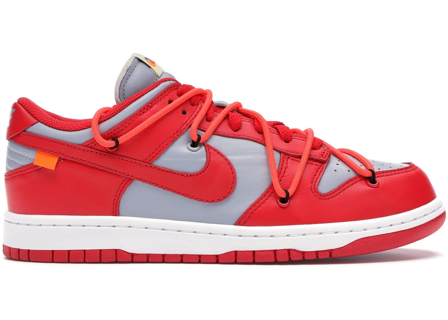 Nike Off-White University Red Dunk Low Sneakers - Iconic Style & Comfort