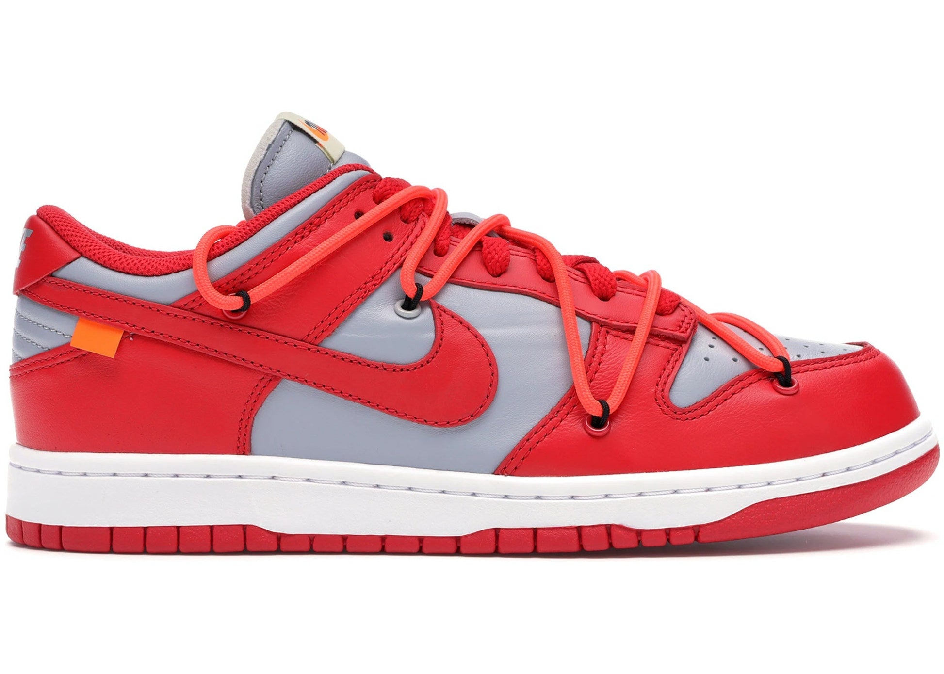 Nike Off-White University Red Dunk Low Sneakers - Iconic Style & Comfort