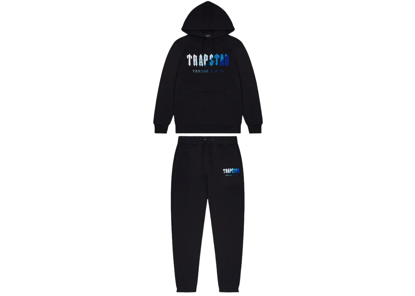 Trapstar Chenille Decoded Black Ice Flavours 2.0 Hoodie Tracksuit Set