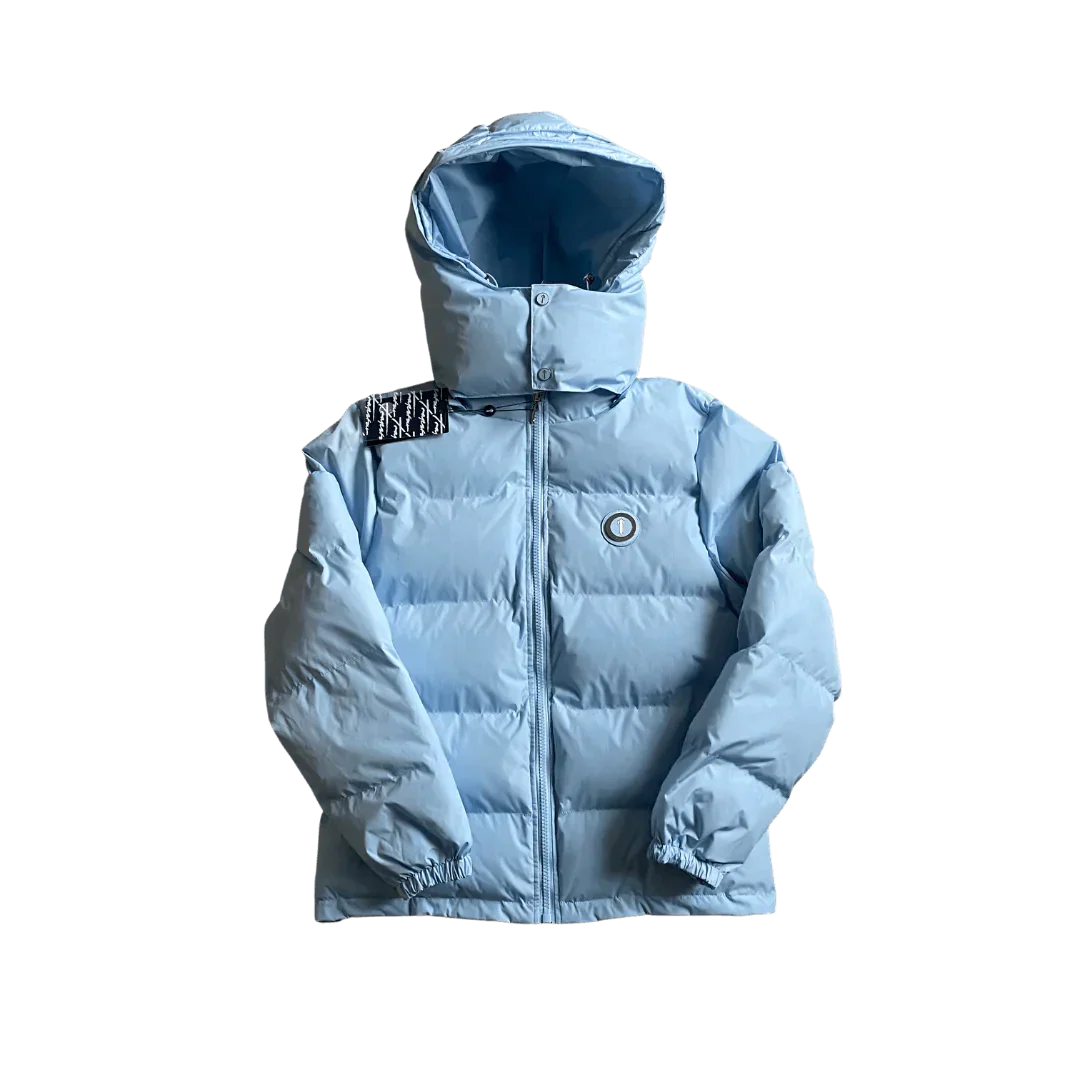 Ice Blue Irongate Hooded Puffer Jacket - VDRXPLG🔌