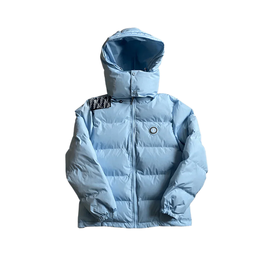 Ice Blue Irongate Hooded Puffer Jacket - VDRXPLG🔌