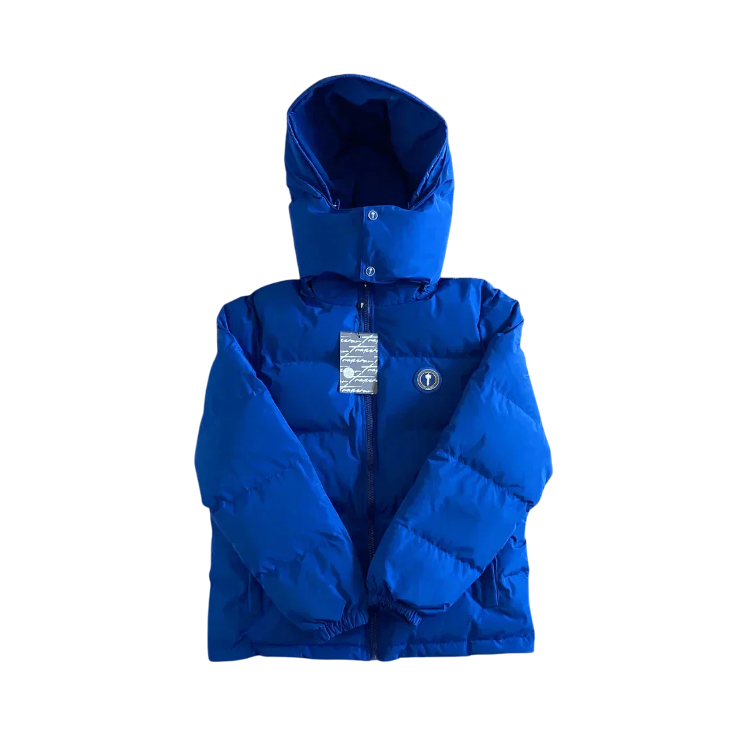 Dazzling Blue Irongate Hooded Puffer Jacket - VDRXPLG🔌