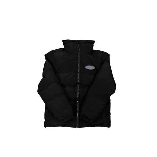 Black/Purple Hyperdrive Puffer Jacket - VDRXPLG🔌