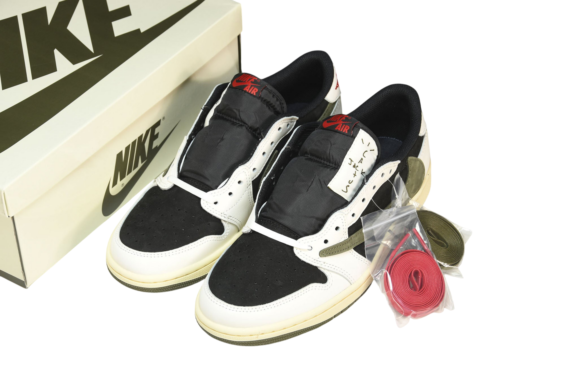 Air Jordan 1 Low OG Travis Scott Olive Women's Iconic Sneaker Style