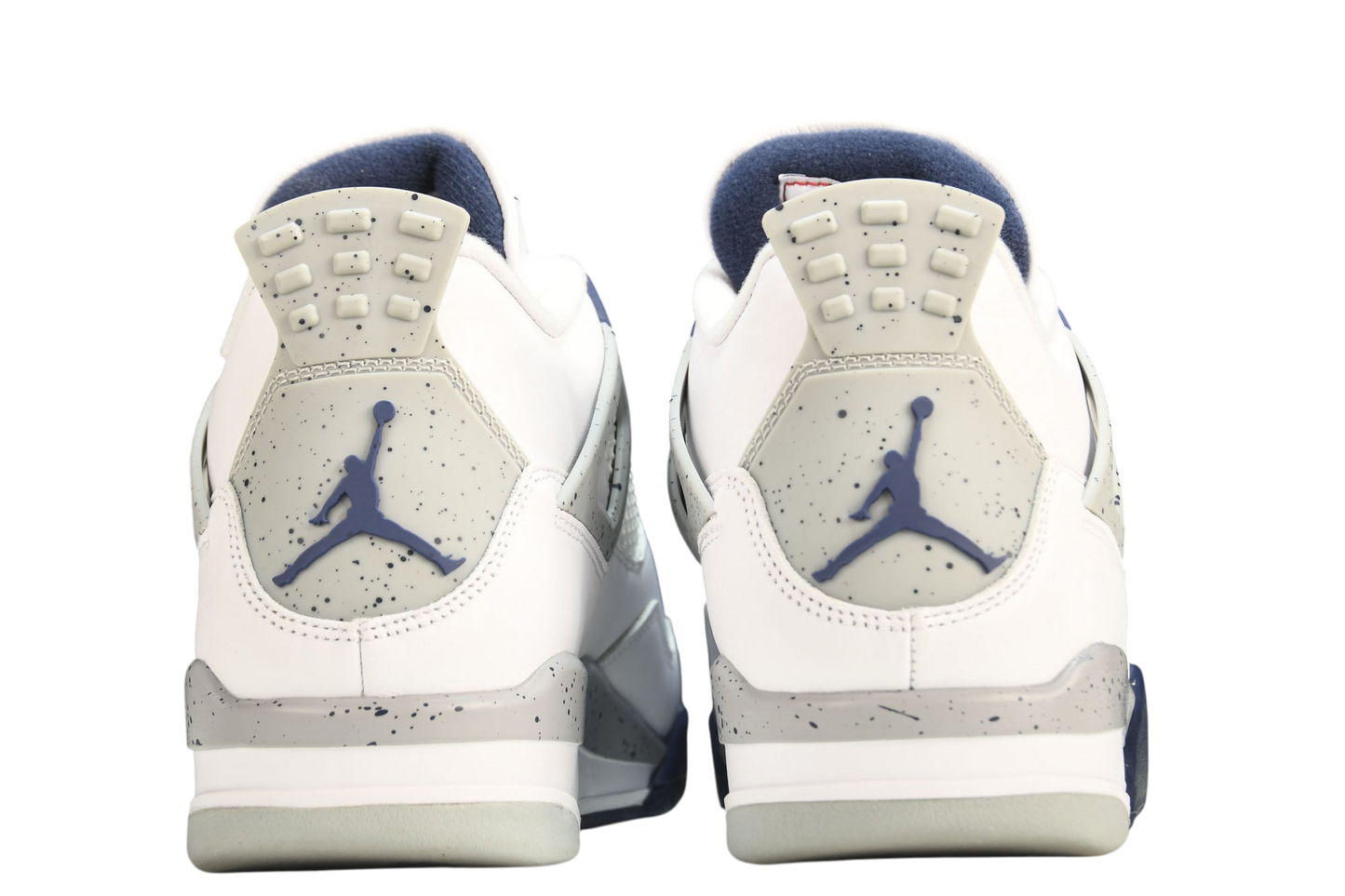 Air Jordan 4 Retro White Midnight Navy Sneakers - Iconic Style & Comfort
