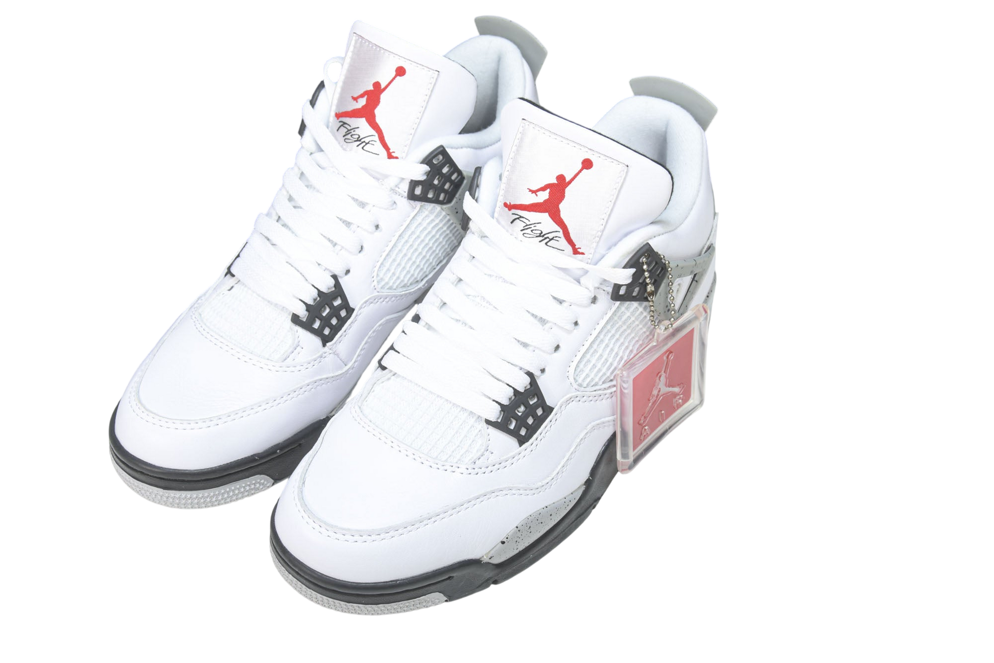 Iconic Air Jordan 4 Retro White Cement Classic Sneaker for Men