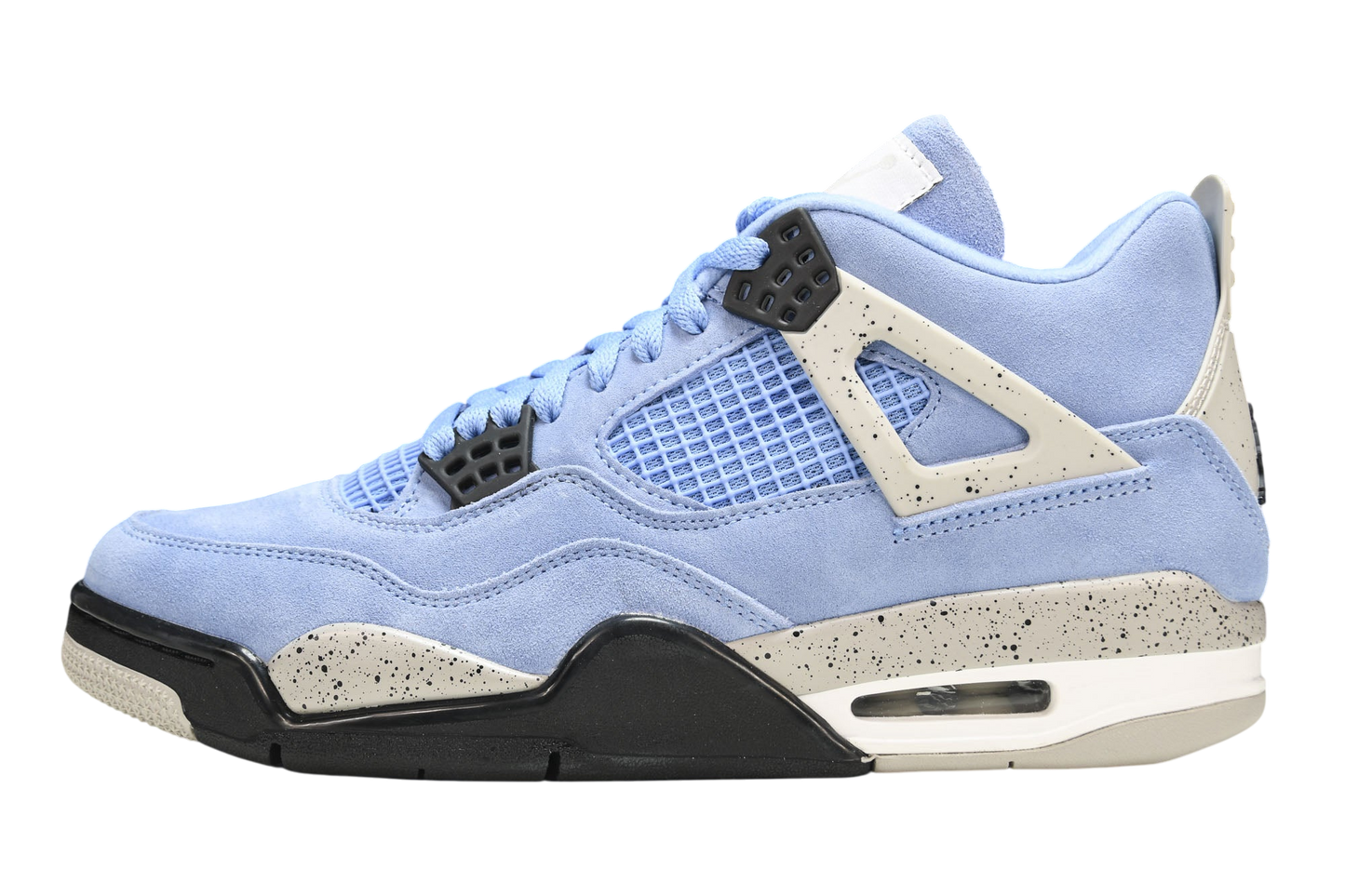 Air Jordan 4 Retro University Blue Sneakers - Iconic Men's Style
