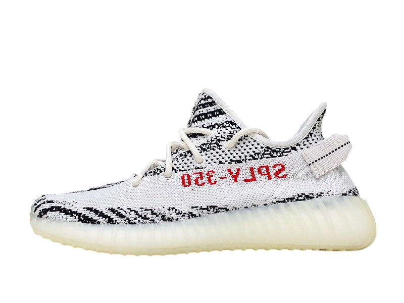 Adidas Yeezy Boost 350 V2 Zebra Iconic Primeknit Sneakers Comfortable Lightweight Footwear