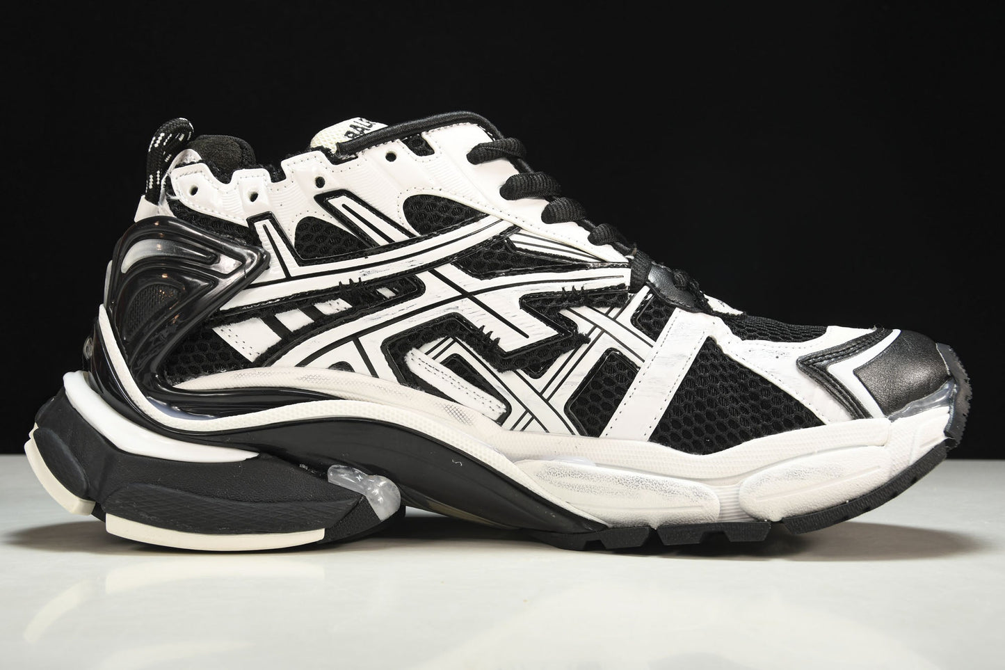 Balenciaga Runner White Black Sneakers: Elite Athletic Style, Supreme Comfort, Durable, Iconic